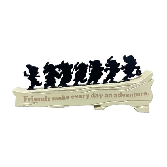 Disney Hallmark 7 Dwarfs Silhouette Friends Make Every Day an Adventure Figurine - Picture 1 of 4